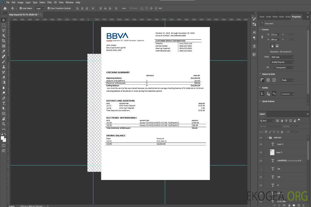 Déclaration BBVA Argentine template Déclaration BBVA Argentine template